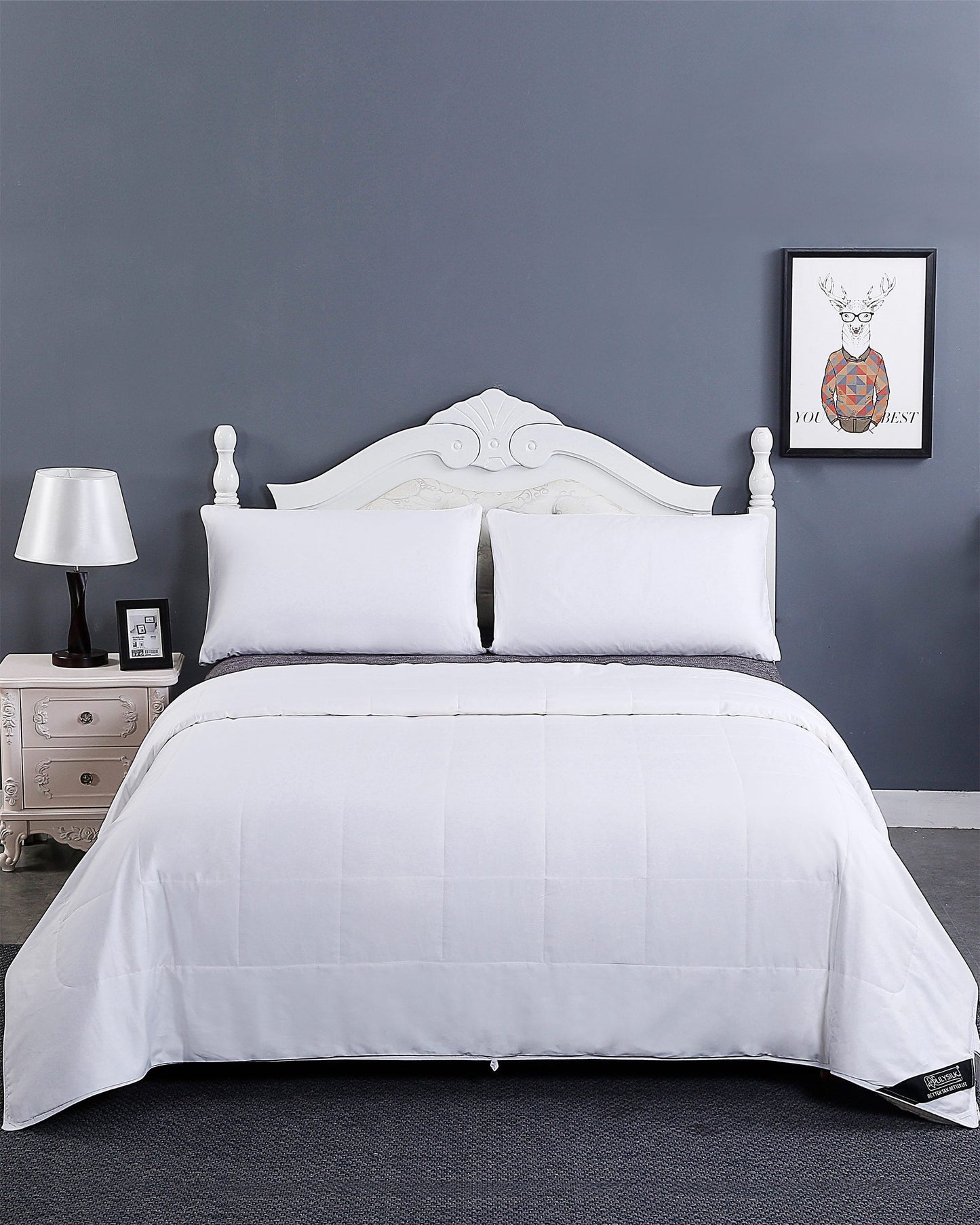 Washable Cotton Covered Silk Comforter