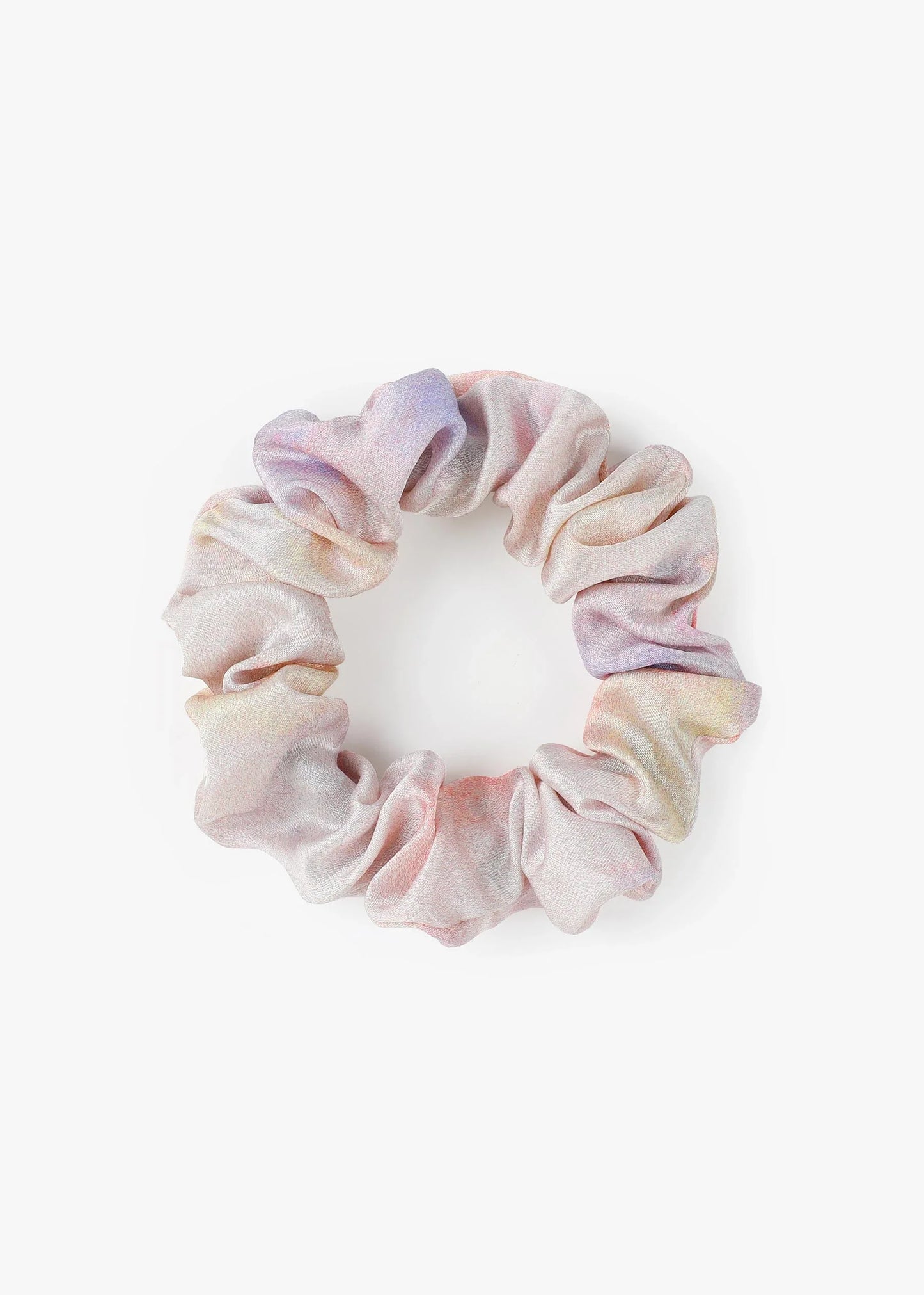 Small Size Flower Silk Hair Scrunchy