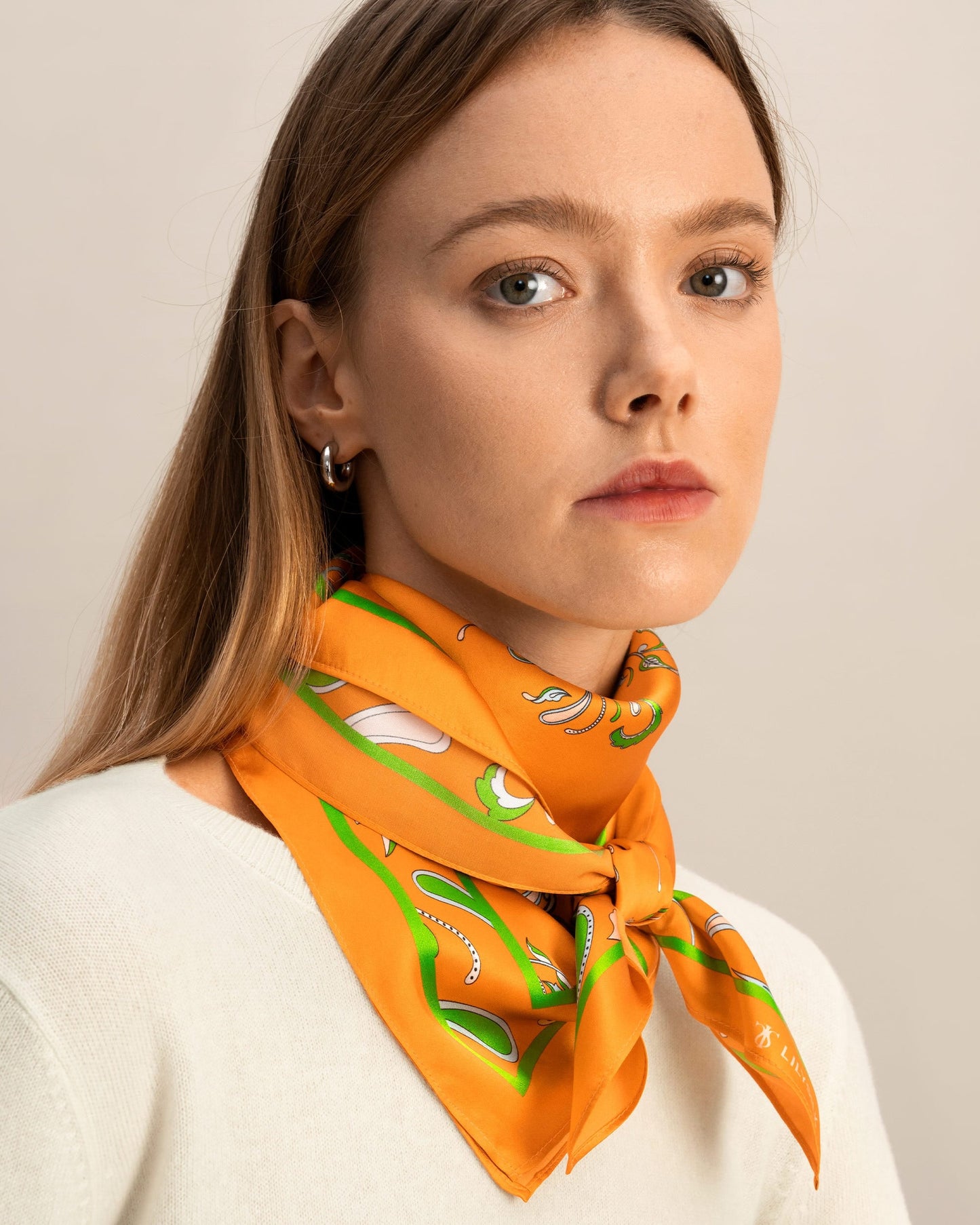 Spring Waltz Silk Scarf